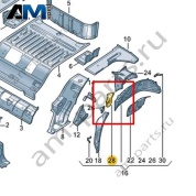Держатель Volkswagen id3 2020-2024 1EA804313