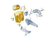 Воздухоочиститель для Audi A4 B9 8W0133837AB