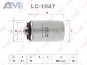 Масляный фильтр LYNX для Tiguan (2007-2011) 2.0 TFSI (170 л.с.) CCZC CAWA LC-1047