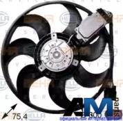 Вентилятор радиатора lh Фольксваген Туарег 3.0 TDI (225/240 л.с.) 8EW351043241 Behr-hella