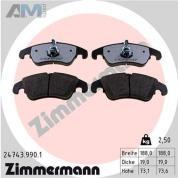 Передние керамические тормозные колодки ZIMMERMANN 24743.990.1 для Audi A6 (С7) 2011-2018