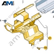 Кронштейн воздушного фильтра Volkswagen AMAROK 2013-2016 2H0129261