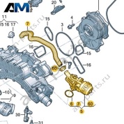 Регулирующий клапан VAG 057121737F