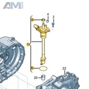 Механизм переключения VAG 02Q301230Q