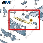 Шумоизоляция Volkswagen T-Roc Cross 2019-2024 2GM863801A