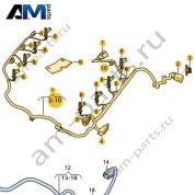 Жгут проводов для электромотора VAG 057971627AP