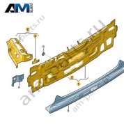Усилитель задней панели Audi Q2 2017-2024 81A813331A