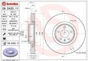 Передние тормозные диски BREMBO 09.D423.11  Volkswagen Touareg III (2018-2023)