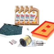 Комплект фильтров для ТО-2_4 Octavia A5 1.6 FSI с маслом Shell 0W30