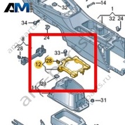 Кронштейн Volkswagen T-Roc Cross 2019-2024 2GM863525