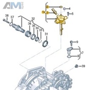 Механизм переключения VAG 02Z301230AA