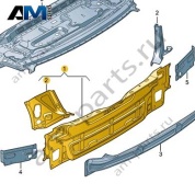 Усилитель задней панели 8Y4813331 на Audi A3 (8Y) 2020-2026