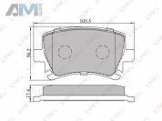 Колодки тормозные задние LYNX для Mk3 (2013-2016) BD-1204