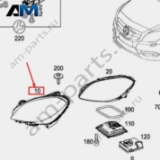 Фара левая A2468205361 на Mercedes B-class W246