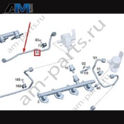Топливопровод от насоса слева для Mercedes AMG E63S W213 (M177) A1770709600