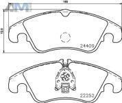передние тормозные колодки P85145 (BREMBO) для автомобилей VAG