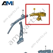 Усилитель стойки С Volkswagen Jetta VII 2020-2024 17A809123
