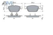 Передние тормозные колодки BOSCH 0986494988 для Audi A8 (D4) 2010-2017