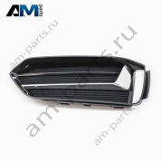 Решетка бампера правая (блестящий хром) Ауди A5 (F5) 2016-2025 8W6807682MRN4