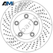 Передний левый тормозной диск 330х28 (TRW) DF6542S для Porsche Boxster 2012-2016 III (981)