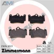Задние керамические тормозные колодки ZIMMERMANN 23694.165.9 Audi Q7 (4L) 2007-2015