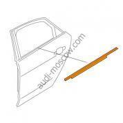 Оригинальный уплотнитель двери с накладкой задний левый Audi A8 (D4) 4H0853763D2ZZ