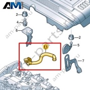 Вентиляционная трубка VAG 06K103213AD