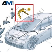 Кронштейн корпуса разъема Volkswagen id3 2020-2024 10A937545