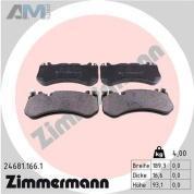 Передние тормозные колодки (24681.166.1) Zimmermann на Mercedes C-Class W205 63 AMG