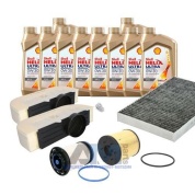 Комплект фильтров для ТО-2/4 Ауди Q7 45 TDI/3.0TDI 249 л.с масло Shell 0W30