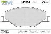 Передние тормозные колодки VALEO 301354 для Volkswagen Polo Sedan (2020-2023)
