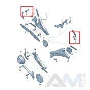 Планка успокоителя левой/правой цепи Audi Q7 (4M) рестайлинг 3.0TFSI 079109470