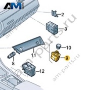 Панель управления Audi Q3 2019-2024 83A919616