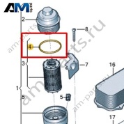 Уплотнительное кольцо VAG 06M115331A
