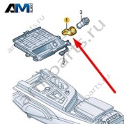 Пружинный штифт Audi Q7 (4M) 2016-2024 4M0919340A