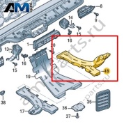 Воздуховод отопления задней части салона Volkswagen id-Buzz 2023-2024 1N3819806