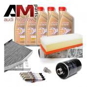 Набор ТО-2_4 для Ауди А4 (В8) рестайлинг 1.8TFSI (110_170 л.с.) с маслом Castrol 5W30 (504_507)