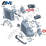 Дроссельная заслонка Mercedes W223 AMG S63 (M177) A1771412000