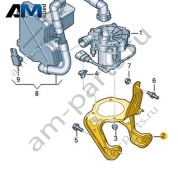 Кронштейн насоса VAG 06L131337F