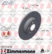 Задние тормозные диски (400.5526.30) Zimmermann для Mercedes C-Class W205 C250 BlueTEC
