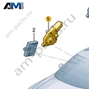 Электропривод стеклоподъемника пассажира 3QD959802D для Шкода Карок 2021-2026
