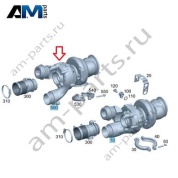 Турбокомпрессор слева на Mercedes W465 AMG G63 (M177) A1770905602