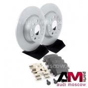 Задние диски и колодки Ауди А3 (8P) 1.8-2.0