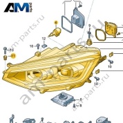 Светодиодная фара с матричным модулем левая Volkswagen Taigo 2022-2024 2G7941077
