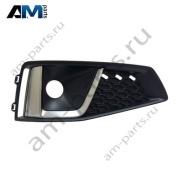 Решетка бампера правая с ПТФ (алюминий) Ауди А4 В9 (рестайлинг) 8W0807682BASQF