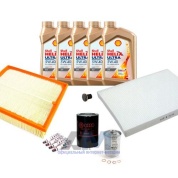 Комплект фильтров для ТО-2/4 Passat B5 1.8 T с маслом Shell 5W40