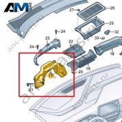 Воздуховод Volkswagen id3 2020-2024 10C819633