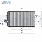 Радиатор кондиционера DELPHI (TSP0225671) Audi A4 (B7) 2005-2009 3.2 (256 л.с.)