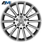 Литой диск задний R20 серый титан Mercedes GLC X253 A25340129007X21