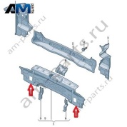 Задняя панель Volkswagen Тигуан 57G813301